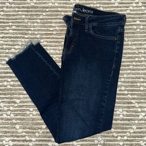 Calvin Klein Women's Deep Blue Skinny Jeans